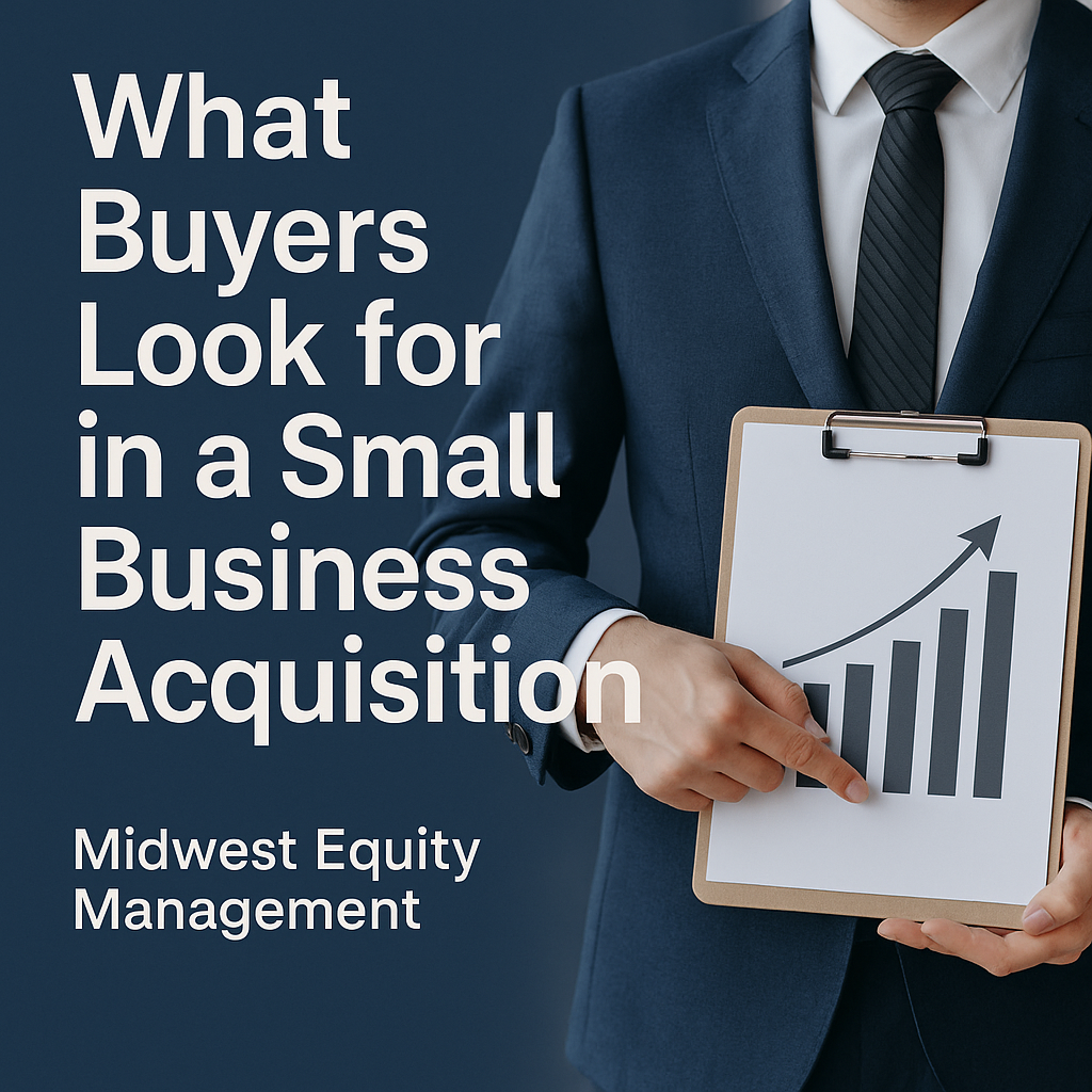 What Buyers Look for in a Small Business Acquisition | Midwest Equity Management